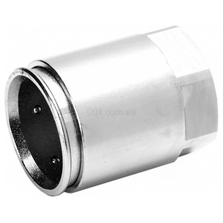 Муфта труба-коробка D40мм М40×1,5 нікельована латунь IP66/IP67 внутрішня різьба, DKC (БДК)
