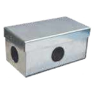 Коробка протяжна оцинкована 3 отвори D25 мм 100×50×44 мм IP54, DKC (БДК)