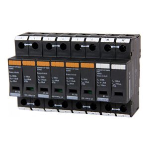 Комбінований ПЗІП e.POmI.3+1 LCF 100/25 клас I+II+III 3P+N-PE моноблок, KIWA (E.NEXT)
