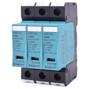 ПЗІП e.PO I 3 e 280V/7kA клас I+II+III 3P, KIWA (E.NEXT)