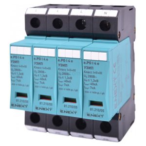 ПЗІП e.PO I 4 e 280V/7kA клас I+II+III 4P, KIWA (E.NEXT)