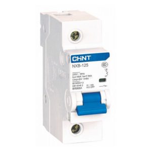 Модульний автоматичний вимикач NXB-125 1P D100 10kA, CHINT