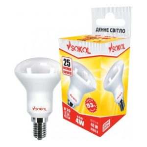 Світлодіодна (LED) лампа R39 AL 4Вт 220В E14 4100К, Sokol