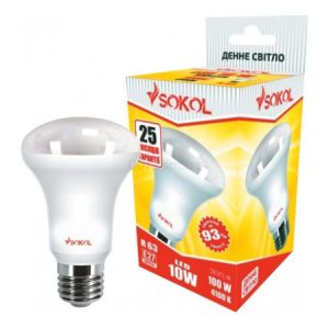 Світлодіодна (LED) лампа R63 AL 10Вт 220В E27 4100К, Sokol