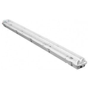 Світильник світлодіодний промисловий 2×1200мм IP65 G13 без ламп PC7 LED, Delux