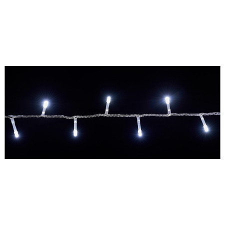 Гірлянда світлодіодна внутрішня STRING С 100 LED 5м білий/прозорий IP20, Delux