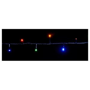 Гірлянда світлодіодна внутрішня STRING С 100 LED 5м мульти/чорний IP20, Delux