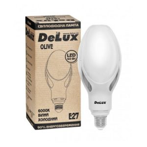 Світлодіодна (LED) лампа високопотужна OLIVE 40Вт 6000K E27, Delux