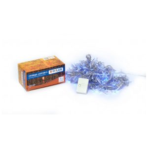 Гірлянда світлодіодна внутрішня CURTAIN С 240 LED 2×2м синій/прозорий IP20, Delux