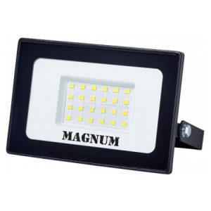 Прожектор світлодіодний 30Вт чорний 6500К IP65 slim FL12 ECO LED, Magnum