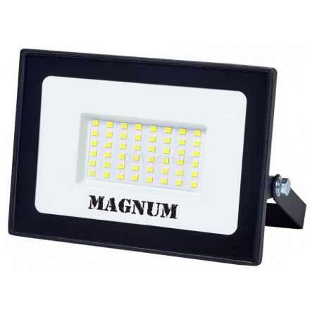 Прожектор світлодіодний 50Вт чорний 6500К IP65 slim FL12 ECO LED, Magnum