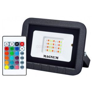 Прожектор світлодіодний 20Вт RGB IP65 slim FL ECO LED, Magnum