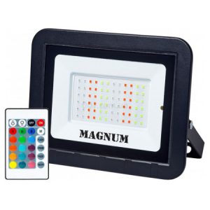 Прожектор світлодіодний 50Вт RGB IP65 slim FL ECO LED, Magnum