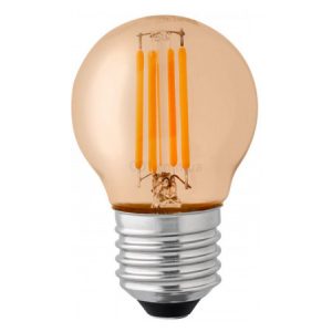 Світлодіодна (LED) лампа BL50P 4Вт 2200K 220В E27 amber filament, Delux