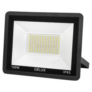Прожектор світлодіодний 100Вт 6500K IP65 чорний FMI 11 LED, Delux