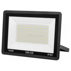 Прожектор світлодіодний 150Вт 6500K IP65 чорний FMI 11 LED, Delux
