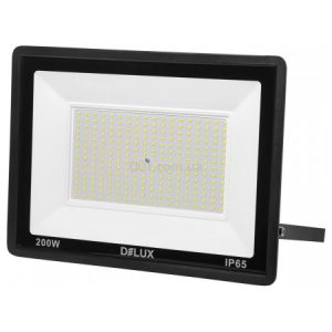 Прожектор світлодіодний 200Вт 6500K IP65 чорний FMI 11 LED, Delux