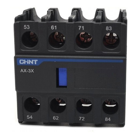 Блок додаткових контактів AX-3X/22 2НВ+2НЗ фронтальний для NXC, CHINT