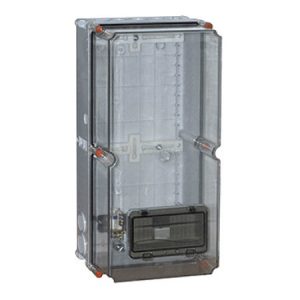 Коробка розподільча пластикова ZP50 IP55 (505×250×204) з віконцем під 8 модулів, TAREL (E.NEXT)