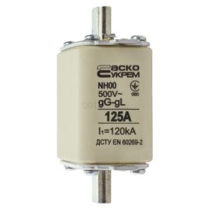 Плавка вставка запобіжника NH00 125A gG, АСКО-УКРЕМ