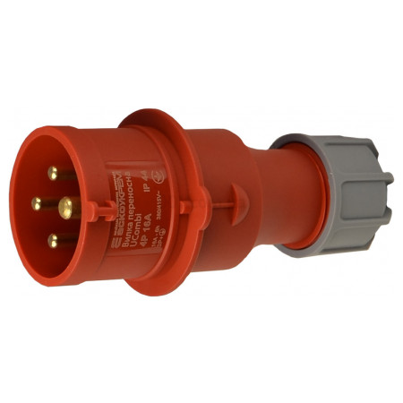Вилка переносна UCombi 3P+PE 16А 415В IP44, АСКО-УКРЕМ