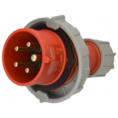 Вилка переносна UCombi 3P+N+PE 16А 415В IP67, АСКО-УКРЕМ