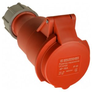 Розетка переносна UCombi 3P+PE 16A 415В IP44, АСКО-УКРЕМ