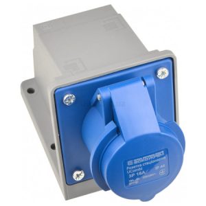 Розетка стаціонарна UCombi 2P+PE 16A 250В IP44, АСКО-УКРЕМ
