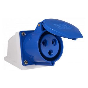 Розетка стаціонарна ГC 32А/3 (123) 2P+PE 32А 250В IP44, АСКО-УКРЕМ