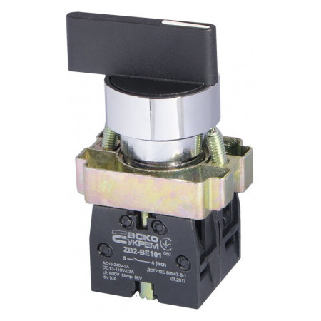 Перемикач на 3 положення з подовженою ручкою XB2-BJ33, АСКО-УКРЕМ