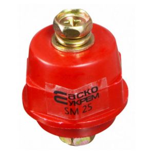 Ізолятор-тримач силової шини SM25 (з болтом М6), АСКО-УКРЕМ