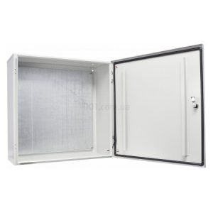 Корпус металевий UBox з монтажною панеллю 60×60×25 IP54, АСКО-УКРЕМ