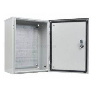 Корпус металевий UBox з монтажною панеллю 40×30×25 IP54, АСКО-УКРЕМ