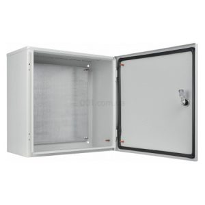 Корпус металевий UBox з монтажною панеллю 40×40×25 IP54, АСКО-УКРЕМ