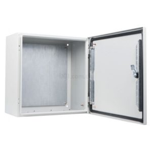 Корпус металевий UBox з монтажною панеллю 40×40×20 IP65, АСКО-УКРЕМ