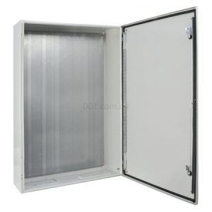 Корпус металевий UBox з монтажною панеллю 120×80×30 IP65, АСКО-УКРЕМ