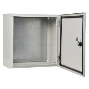 Корпус металевий UBox Light з монтажною панеллю 40×40×25 IP54, АСКО-УКРЕМ