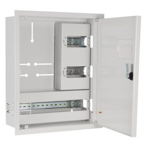 Корпус обліку металевий UBox Light під 3ф лічильник 27 модулів вбудовуваний IP31, АСКО-УКРЕМ
