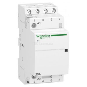 Контактор модульний iCT 25A 4НВ 220/240В, Schneider Electric