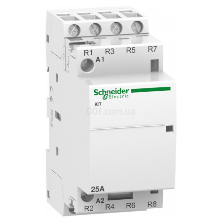 Контактор модульний iCT 25A 4НЗ 220/240В, Schneider Electric