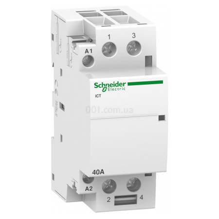 Контактор модульний iCT 40A 2НВ 220/240В, Schneider Electric