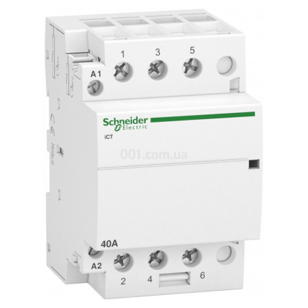 Контактор модульний iCT 40A 3НВ 220/240В, Schneider Electric