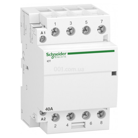 Контактор модульний iCT 40A 4НВ 220/240В, Schneider Electric