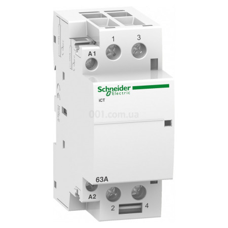 Контактор модульний iCT 63A 2НВ 220/240В, Schneider Electric