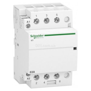 Контактор модульний iCT 63A 3НВ 220/240В, Schneider Electric