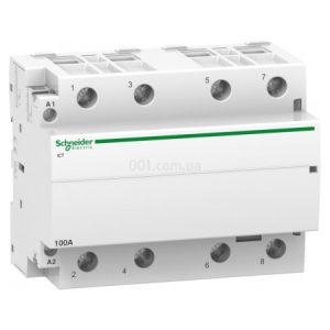 Контактор модульний iCT 100A 4НВ 220/240В, Schneider Electric