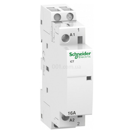 Контактор модульний iCT 16A 1НВ 220В, Schneider Electric