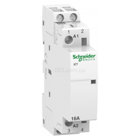 Контактор модульний iCT 16A 2НВ 230/240В, Schneider Electric