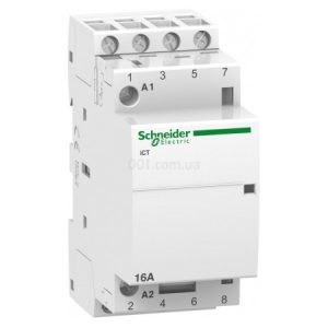 Контактор модульний iCT 16A 4НВ 220/240В, Schneider Electric