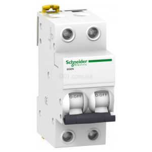 Автоматичний вимикач iK60N 2P 6 А хар-ка C, Schneider Electric